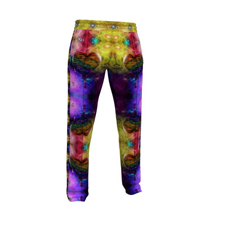 Mens Tracksuit Pants Pillars of Fornication Galactic Rainbow Heart